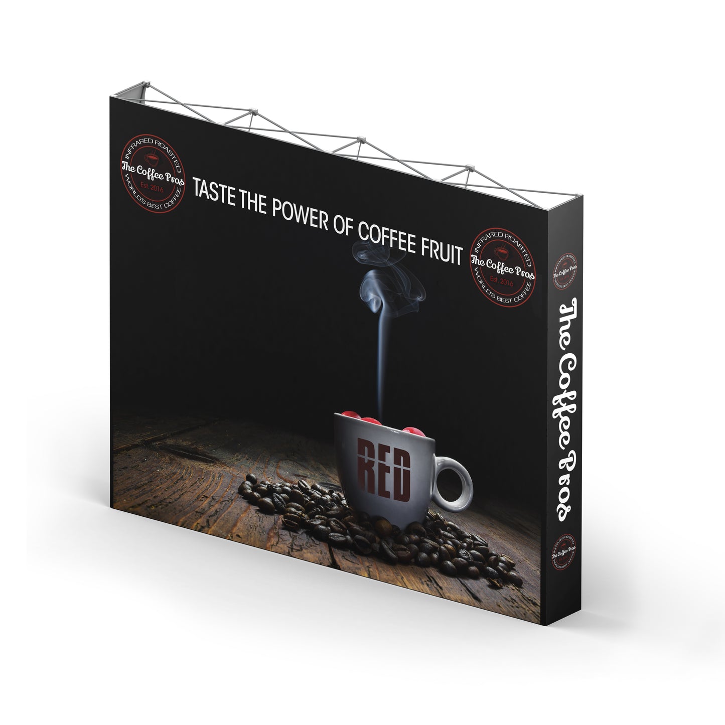 10' x 7.5' Coffee Pros Event Back Drop