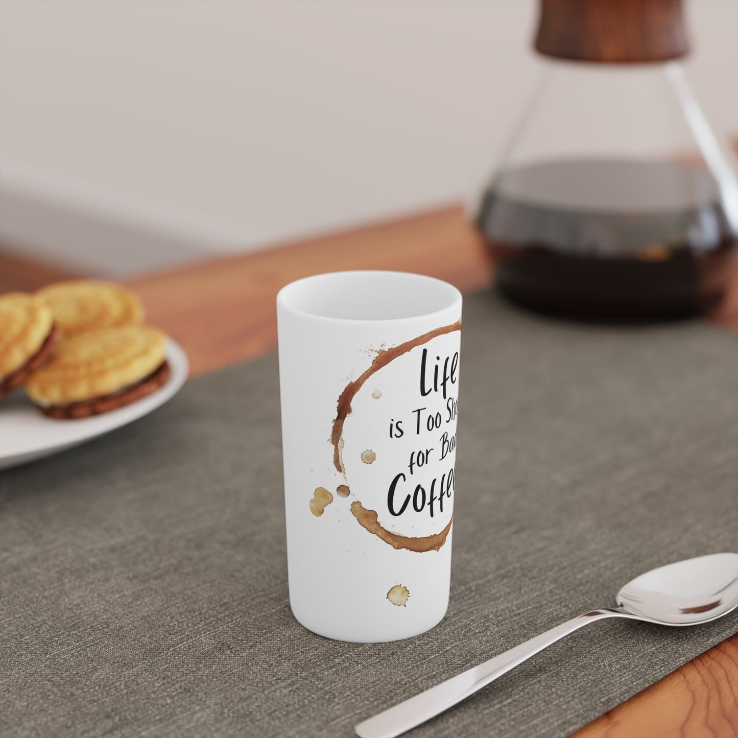 Conical Coffee Mugs (3oz, 8oz, 12oz)