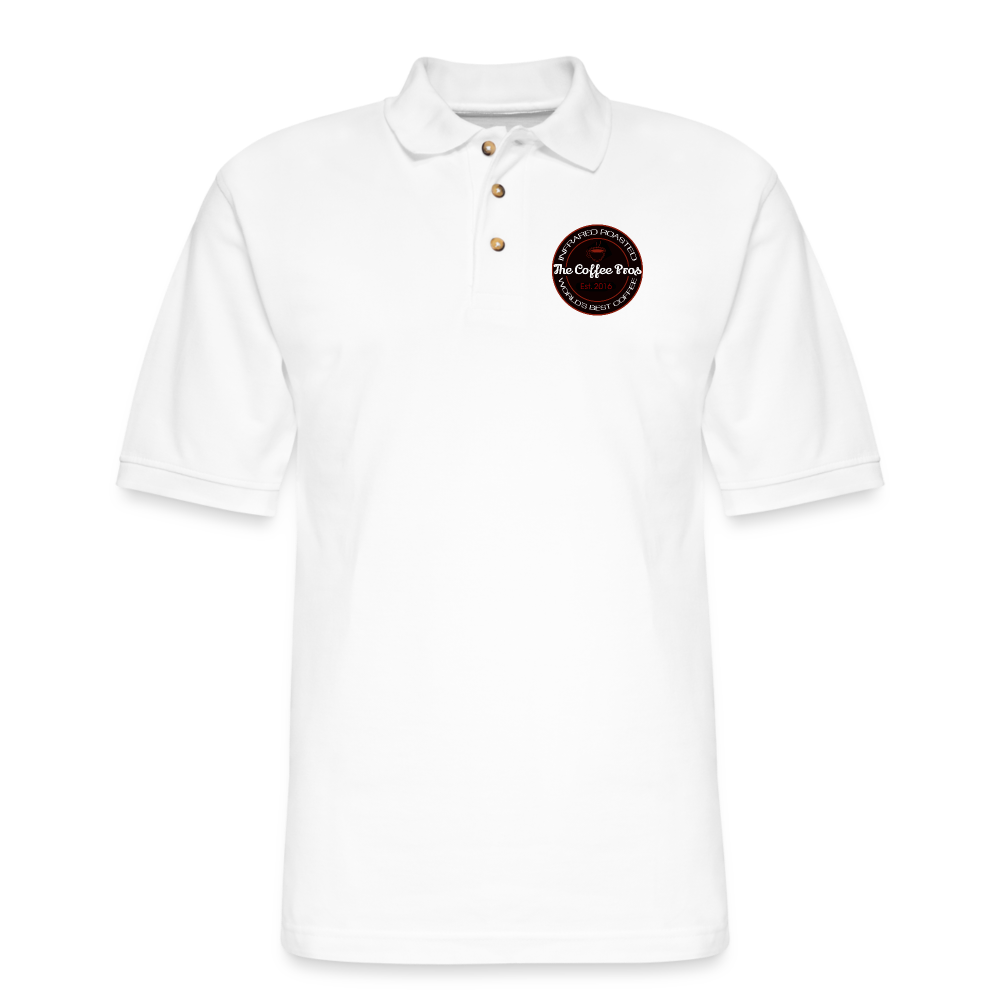 The Coffee Pros Men's Polo Shirt - white