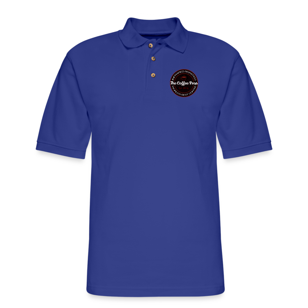 The Coffee Pros Men's Polo Shirt - royal blue