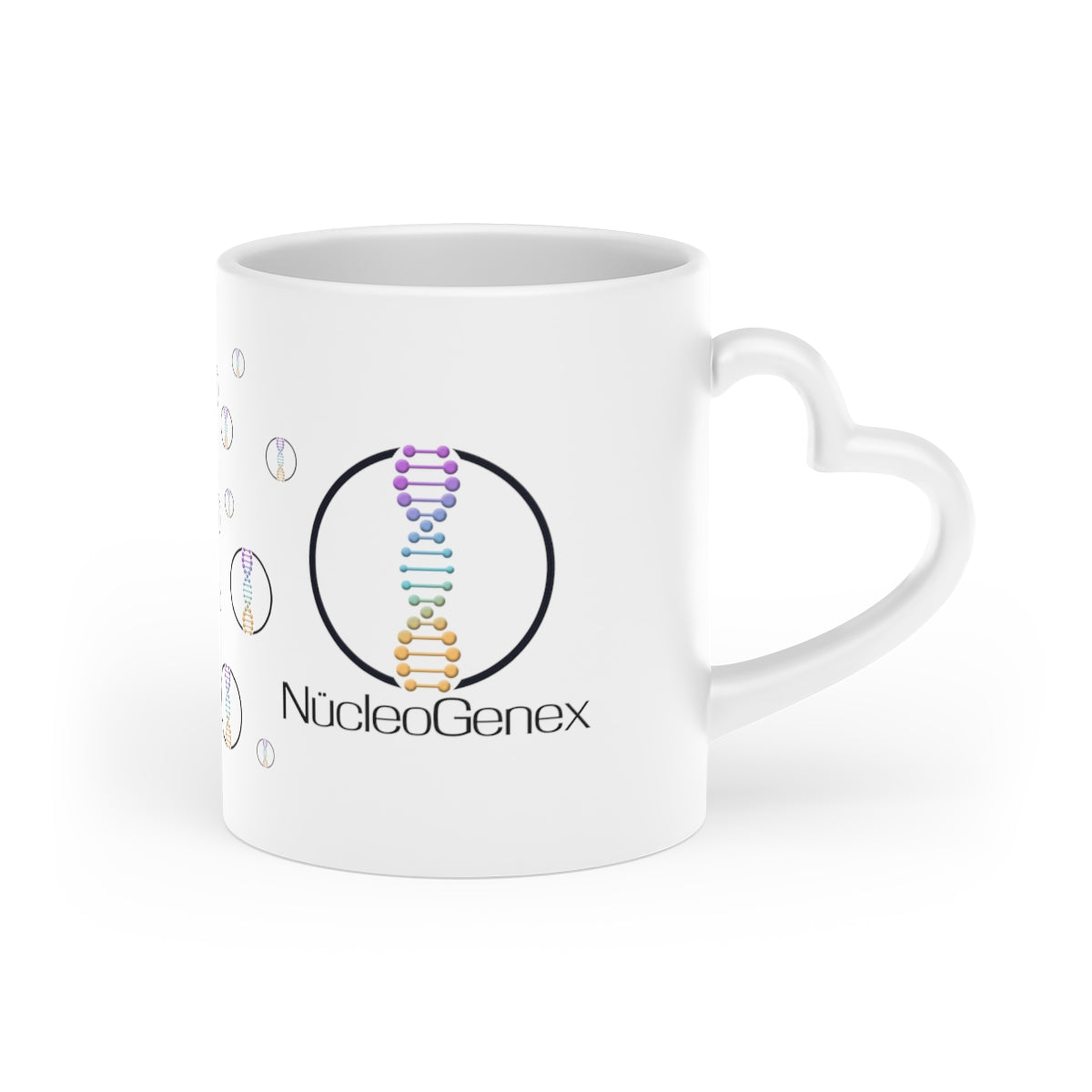 Heart-Shaped Mug Nucleo Logo