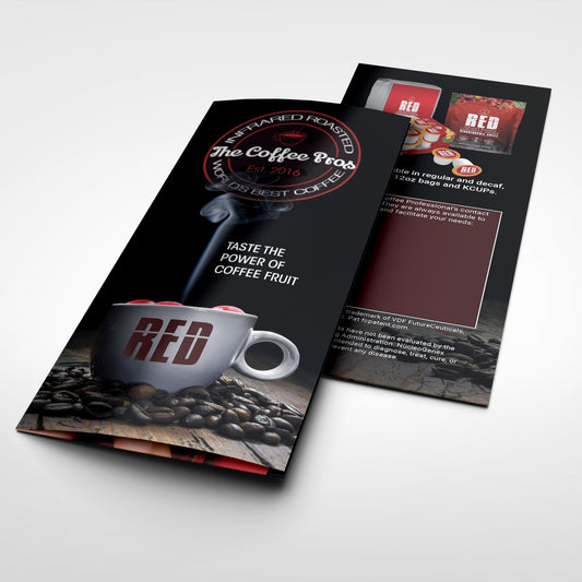 250 Pack - The Coffee Pros Trifold Brochures (250 Pack)