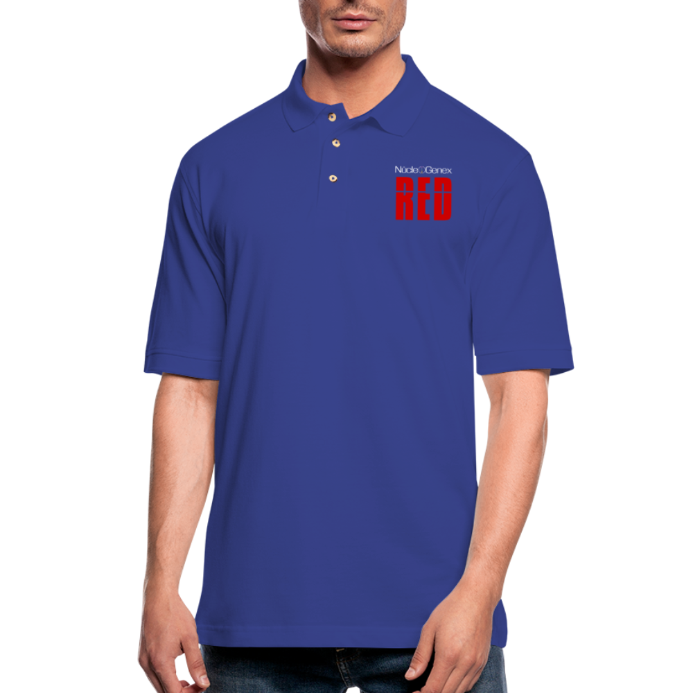 Men's Pique Polo Shirt - royal blue