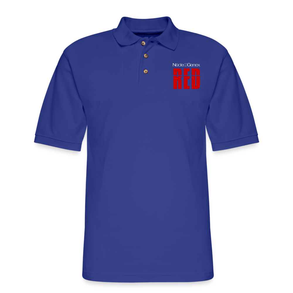 Men's Pique Polo Shirt - royal blue