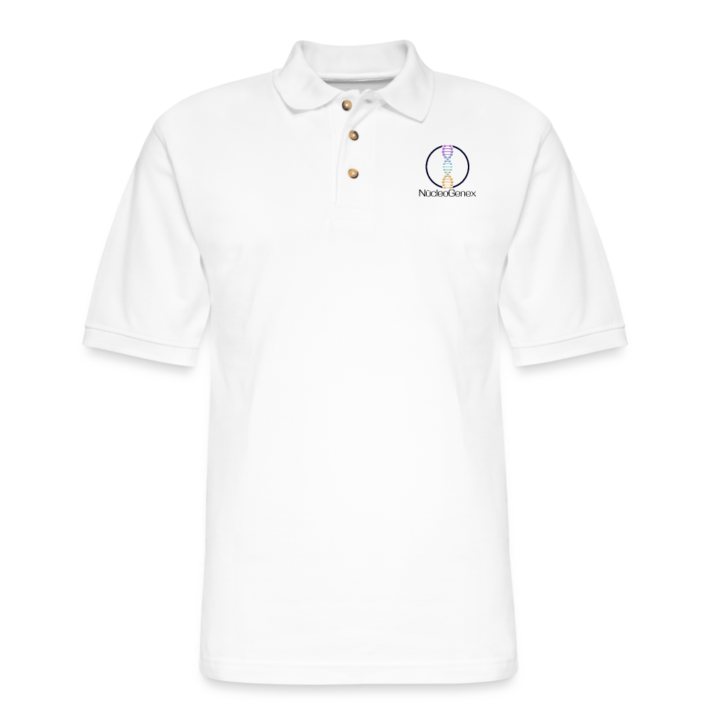 Men's Pique Polo Shirt - white