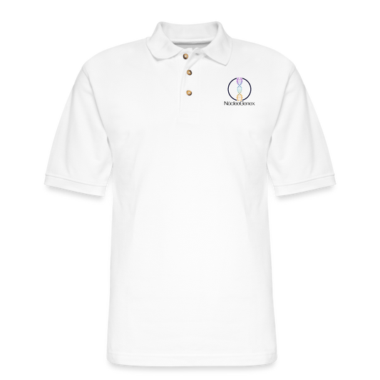 Men's Pique Polo Shirt - white