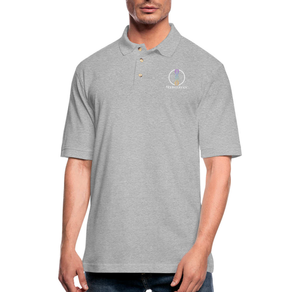 Men's Pique Polo Shirt - heather gray