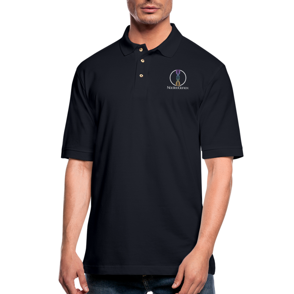 Men's Pique Polo Shirt - midnight navy