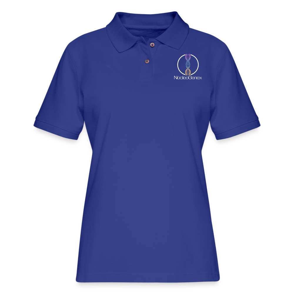 Women's Pique Polo Shirt - royal blue