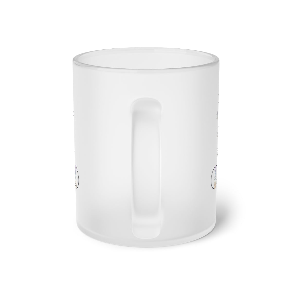 Nucleo Logo Frosted Glass Mug