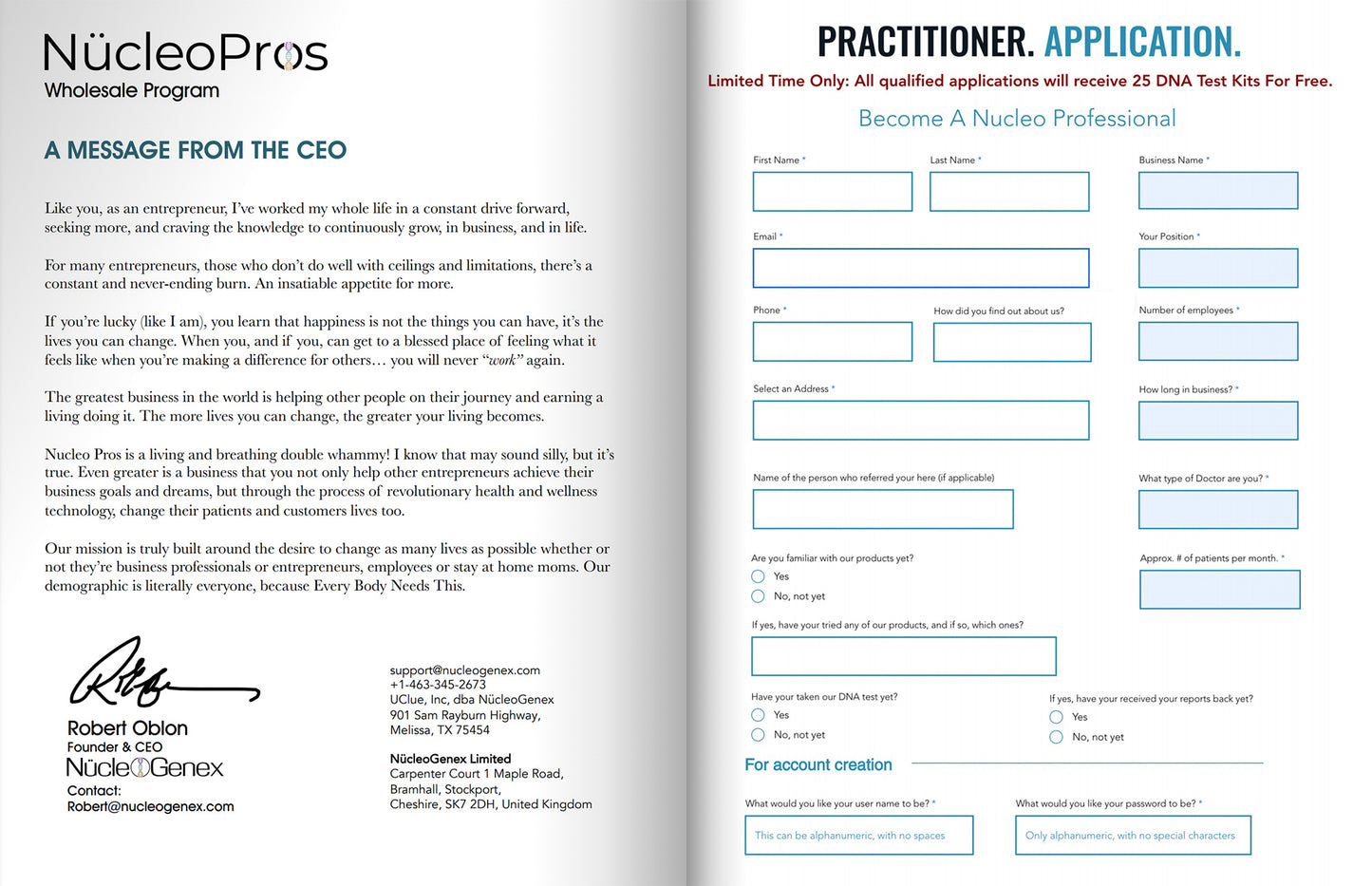 Nucleo Pros Program Brochure (250 Pack)